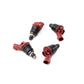 DeatschWerks DW Set of 4 270cc Side Feed Injectors for Nissan G20/SR20/240SX SR20DET/KA24DE (91-98)