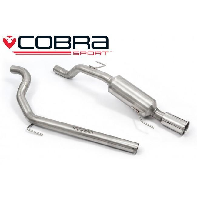 Cobra Cat Back Performance Exhaust - Vauxhall Corsa D 1.6 SRI (10-14)