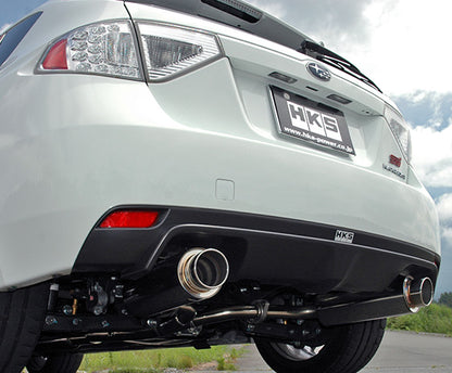 HKS SS Hiper Muffler - Subaru Impreza WRX STI GR