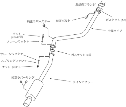 HKS Silent Hi-Power Muffler - Toyota Supra JZA80