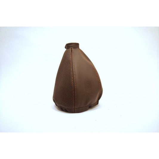 Nardi Brown Leather Gear Gaiter with Perforated Sides