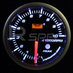 Prosport 52mm Smoked Stepper Motor (Peak) Rev Counter (0-10,000 rpm)