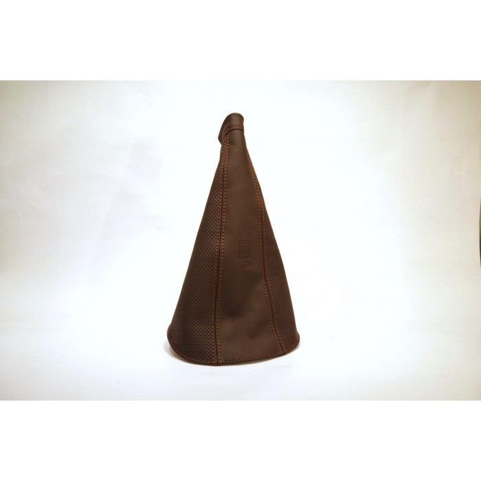 Nardi Handbrake Gaiter in Brown Leather with Perforated Sides