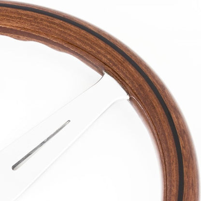 Nardi Classic Wood Steering Wheel 360mm with Satin Spokes