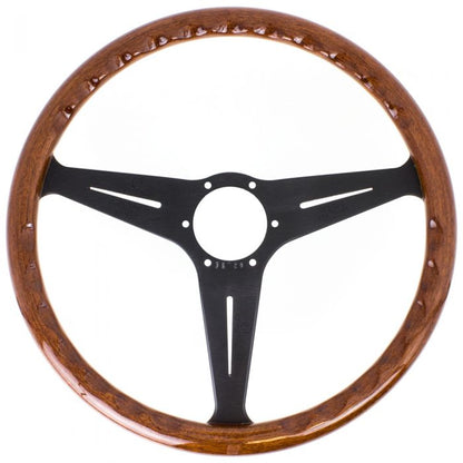 Nardi Classic Wood Steering Wheel 390mm with Black Spokes