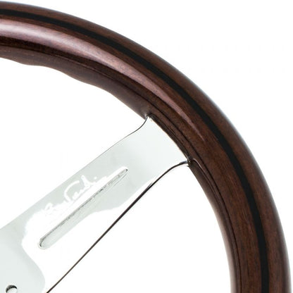 Nardi Classic Wood Steering Wheel 330mm with Polished Spokes