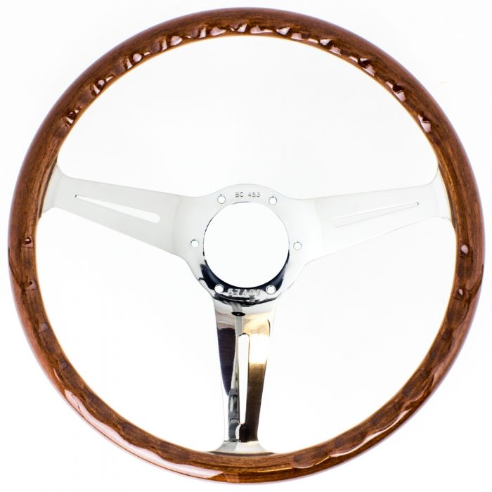 Nardi Classic Wood Steering Wheel 360mm with Polished Spokes