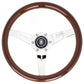 Nardi Deep Corn Wood Steering Wheel 330mm with Polished Spokes