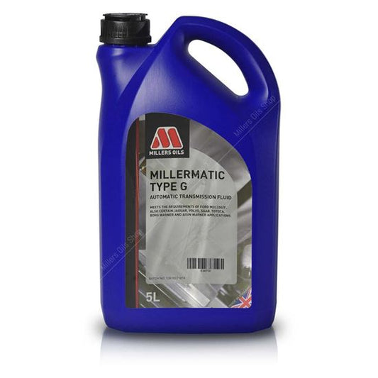 Millers Millermatic Type G ATF Automatic Transmission Fluid - 5 Litres
