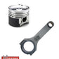 Wossner Forged Piston & PEC Rod package - Nissan RB25DET