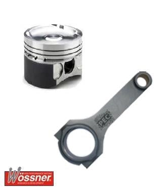 Wossner Forged Piston & PEC Rod Package - Skyline RB26 GTR