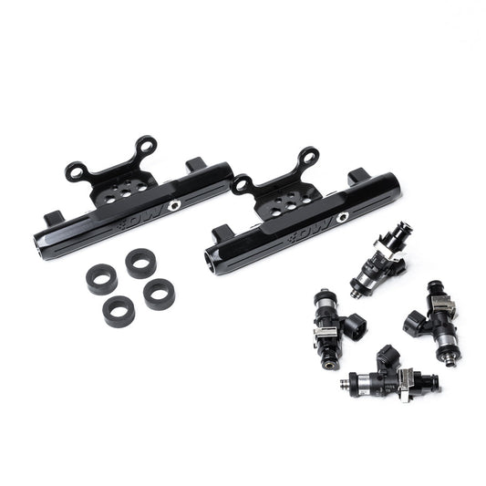 DeatschWerks Subaru Side Feed to Top Feed Fuel rail Conversion Kit and 2200cc Fuel Injectors for Subaru Legacy GT