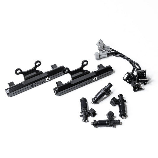 DeatschWerks Subaru Top Feed Fuel rail upgrade Kit with 1200cc Injectors for MPFI Subaru Impreza STI (07-15)