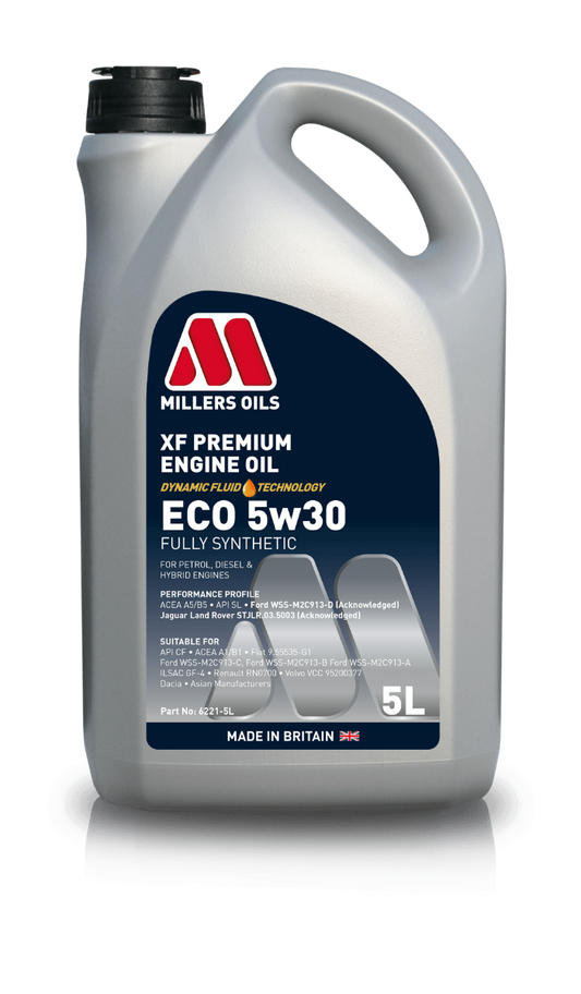 Millers XF Premium ECO Fully Synthetic 5w30 Engine Oil (5L)
