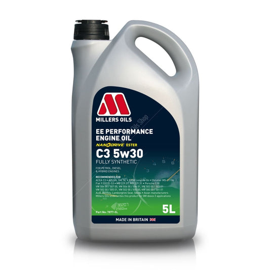 Millers EE Performance C3 5w30 Engine Oil (5L)
