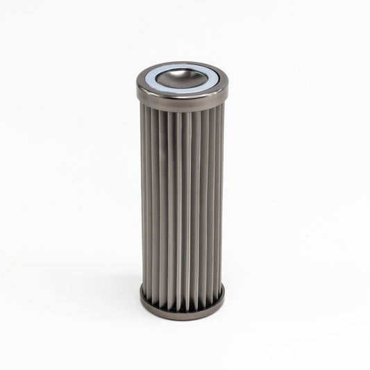 DeatschWerks DW In-Line Fuel Filter Element, Stainless Steel 10 Micron. Fits DeatschWerks DW 160mm Housing. Universal