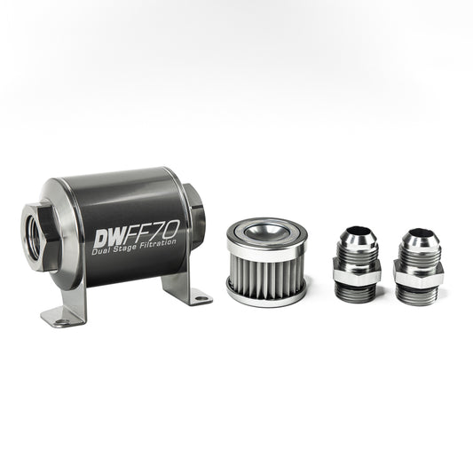 DeatschWerks In-Line Fuel Filter and Housing Kit (8-03-070-005K-10)