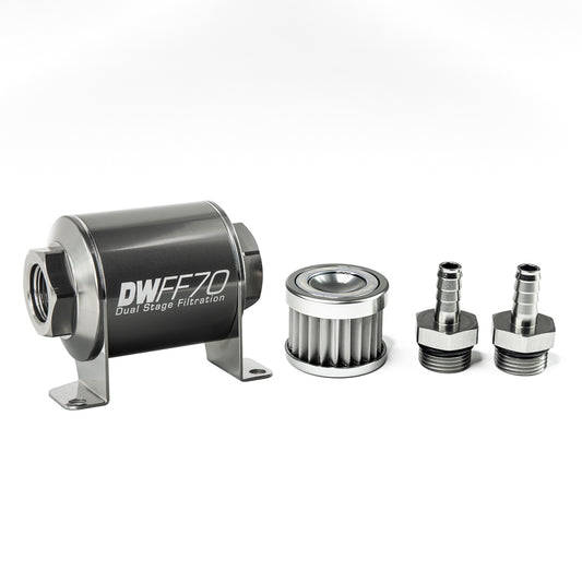DeatschWerks In-Line Fuel Filter and Housing Kit (8-03-070-005K-38)