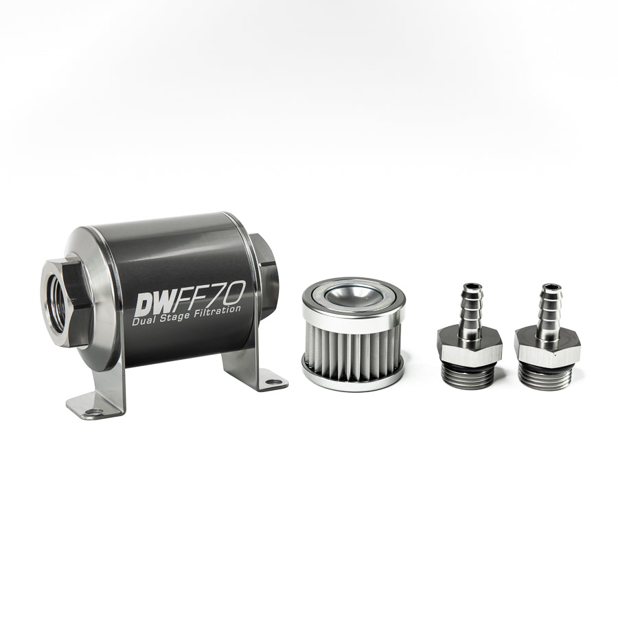 DeatschWerks In-Line Fuel Filter and Housing Kit (8-03-070-005K-516)