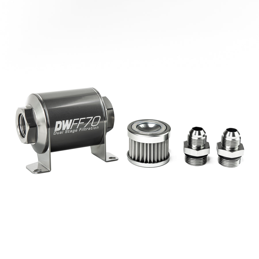 DeatschWerks In-Line Fuel Filter and Housing Kit (8-03-070-005K-8)