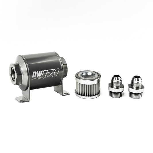DeatschWerks In-Line Fuel Filter and Housing Kit (8-03-070-005K-8)