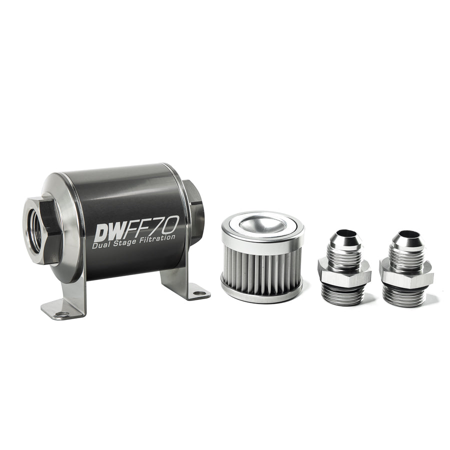 DeatschWerks In-Line Fuel Filter and Housing Kit (8-03-070-010K-8)