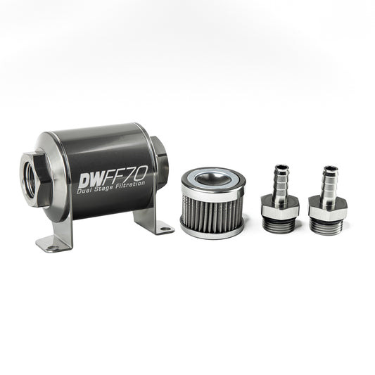 DeatschWerks In-Line Fuel Filter and Housing Kit (8-03-070-040K-38)