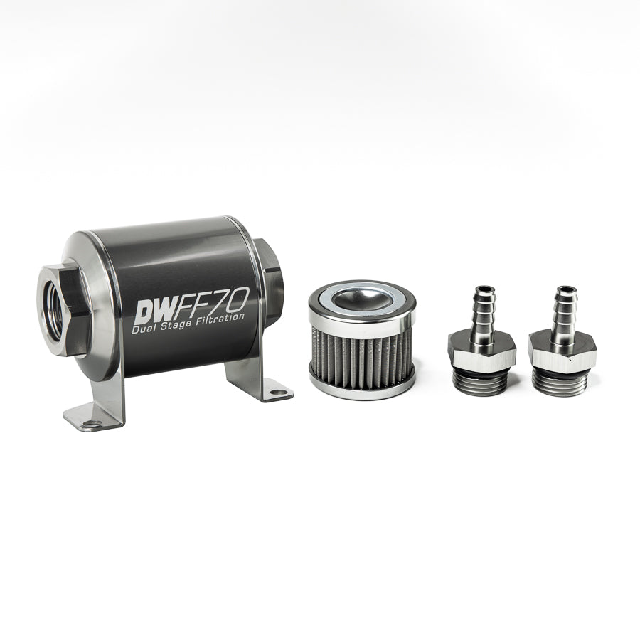 DeatschWerks In-Line Fuel Filter and Housing Kit (8-03-070-040K-516)