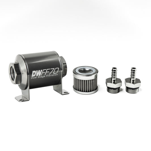 DeatschWerks In-Line Fuel Filter and Housing Kit (8-03-070-040K-516)