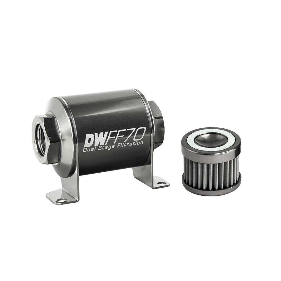 DeatschWerks In-Line Fuel Filter and Housing Kit (8-03-070-040K)