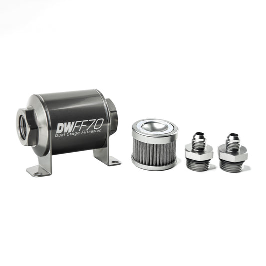 DeatschWerks In-Line Fuel Filter and Housing Kit (8-03-070-100K-6)