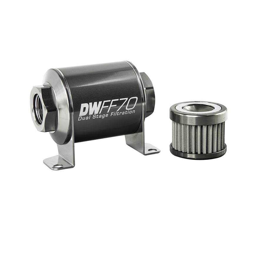 DeatschWerks In-Line Fuel Filter and Housing Kit (8-03-070-100K)