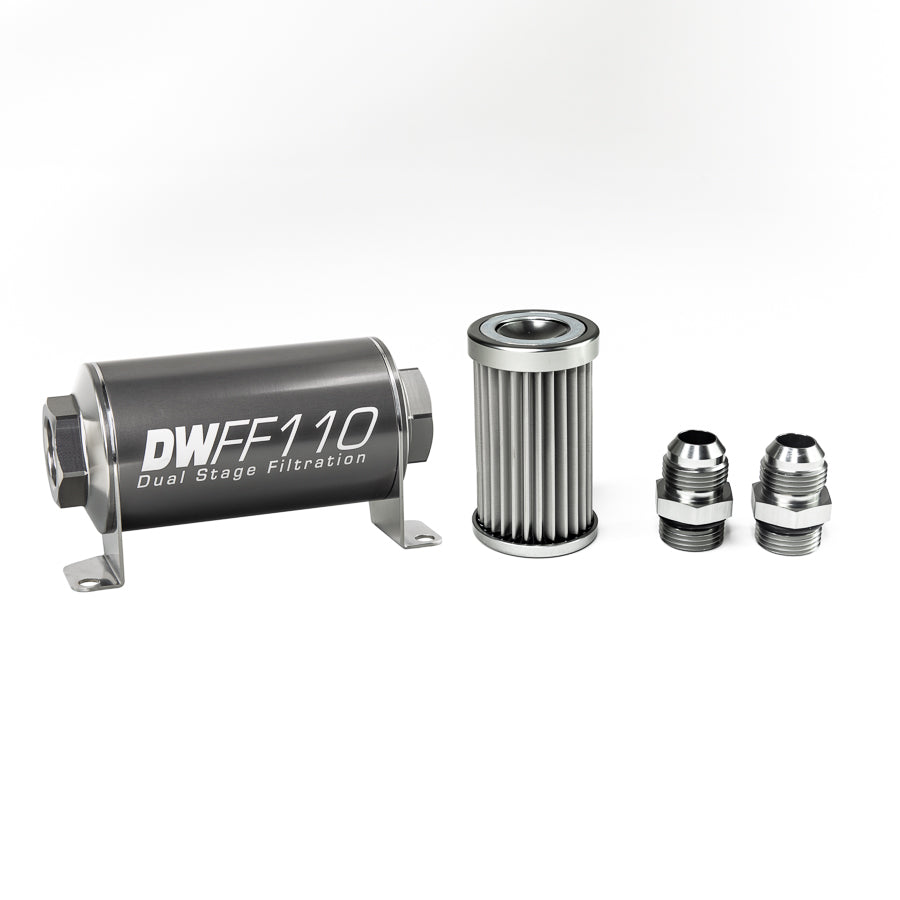 DeatschWerks In-Line Fuel Filter and Housing Kit (8-03-110-005K-10)