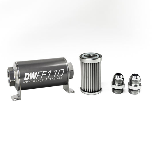 DeatschWerks In-Line Fuel Filter and Housing Kit (8-03-110-005K-10)