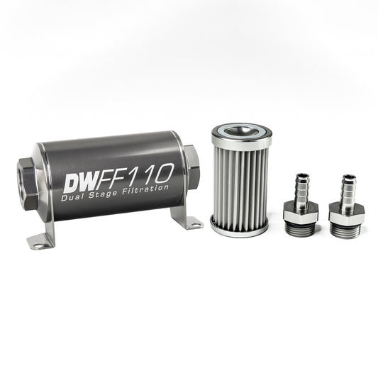 DeatschWerks In-Line Fuel Filter and Housing Kit (8-03-110-005K-38)