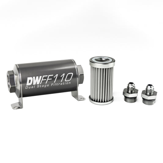 DeatschWerks In-Line Fuel Filter and Housing Kit (8-03-110-005K-8)