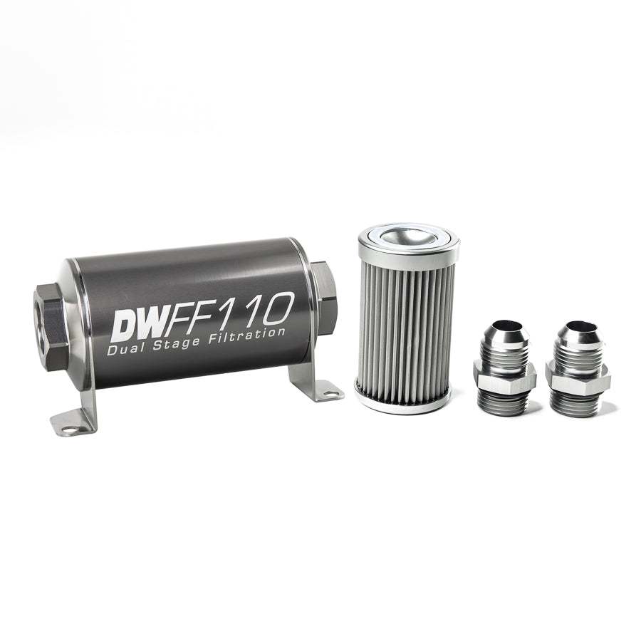DeatschWerks In-Line Fuel Filter and Housing Kit (8-03-110-010K-10)