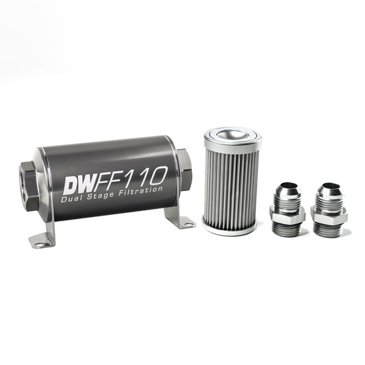 DeatschWerks In-Line Fuel Filter and Housing Kit (8-03-110-010K-10)