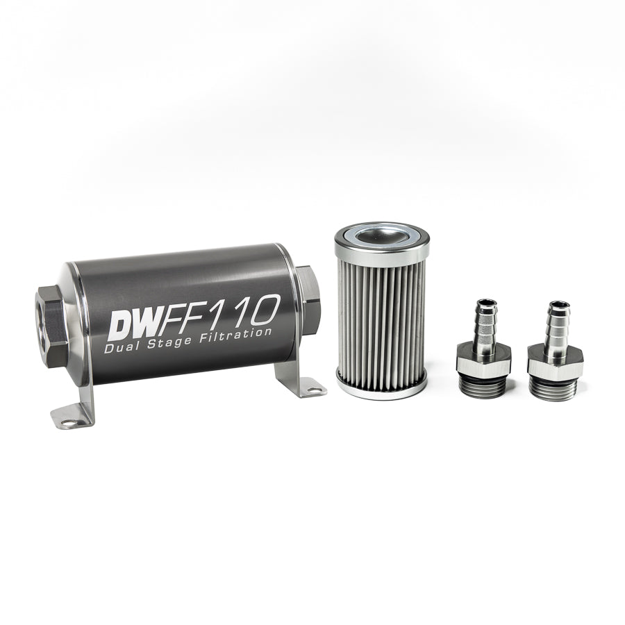 DeatschWerks In-Line Fuel Filter and Housing Kit (8-03-110-010K-38)