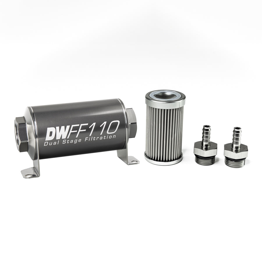 DeatschWerks In-Line Fuel Filter and Housing Kit (8-03-110-010K-516)