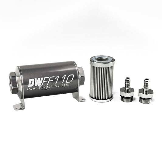 DeatschWerks In-Line Fuel Filter and Housing Kit (8-03-110-010K-516)