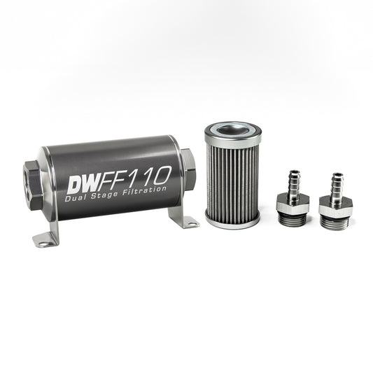 DeatschWerks In-Line Fuel Filter and Housing Kit (8-03-110-040K-516)