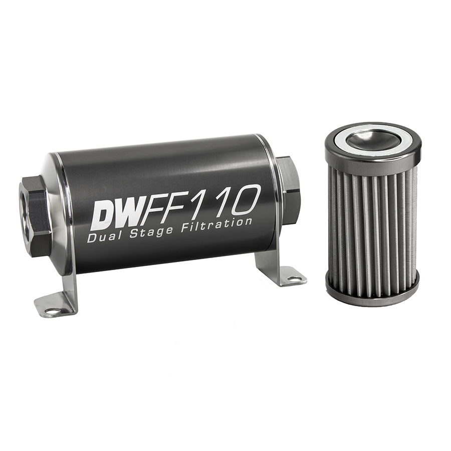 DeatschWerks In-Line Fuel Filter and Housing Kit (8-03-110-040K)