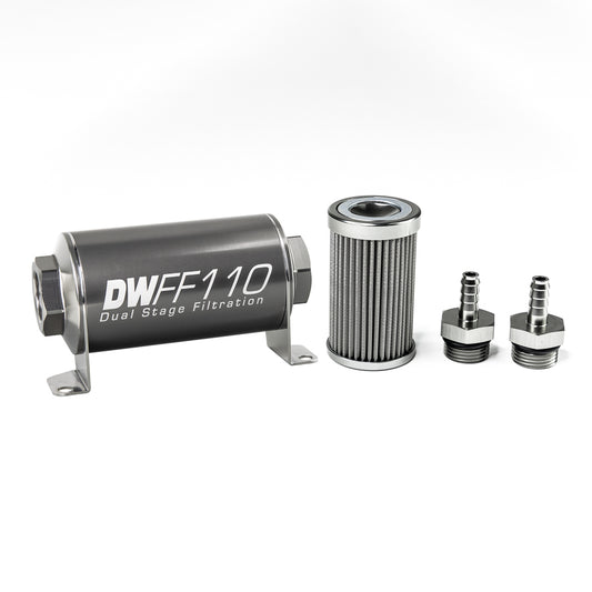DeatschWerks In-Line Fuel Filter and Housing Kit (8-03-110-100K-516)