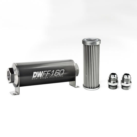 DeatschWerks In-Line Fuel Filter and Housing Kit (8-03-160-005K-10)