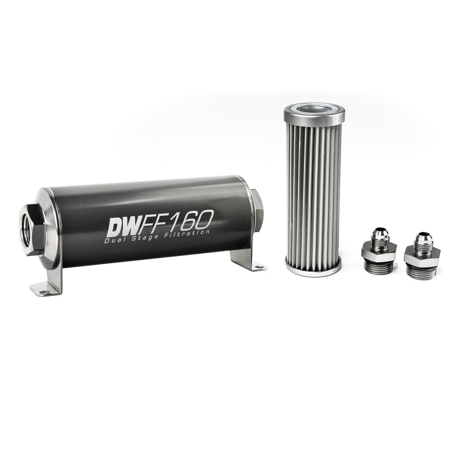 DeatschWerks In-Line Fuel Filter and Housing Kit (8-03-160-005K-6)