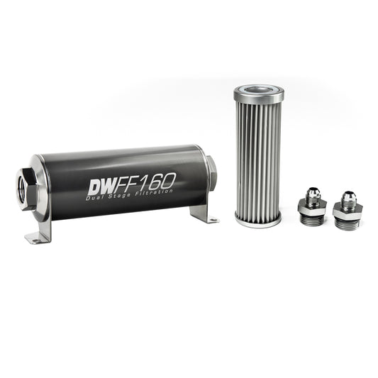 DeatschWerks In-Line Fuel Filter and Housing Kit (8-03-160-005K-6)