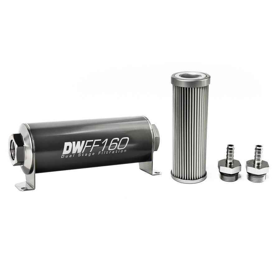 DeatschWerks In-Line Fuel Filter and Housing Kit (8-03-160-010K-516)