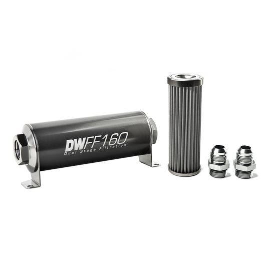 DeatschWerks In-Line Fuel Filter and Housing Kit (8-03-160-040K-10)