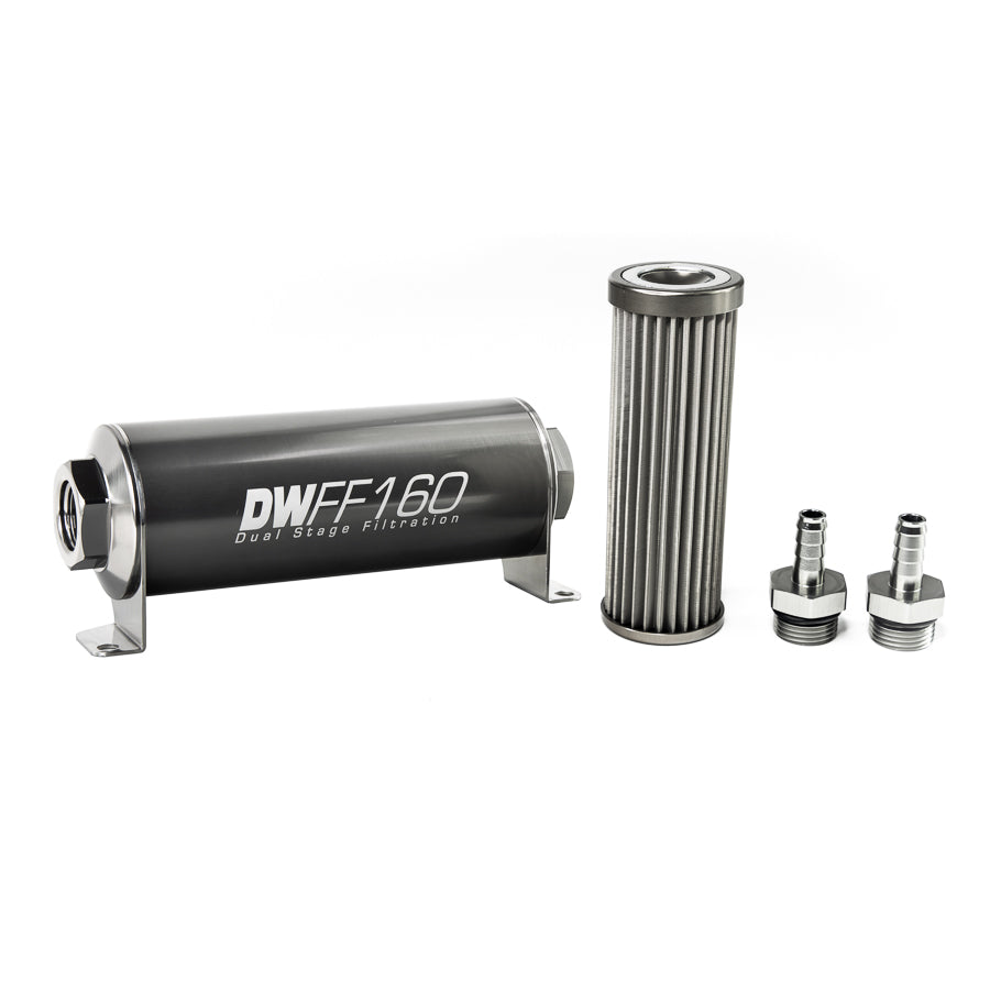 DeatschWerks In-Line Fuel Filter and Housing Kit (8-03-160-040K-38)